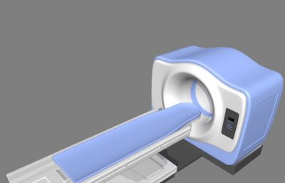 核磁CT检查设备,医疗设备maya模型,有MB,FBX,OBJ等格式