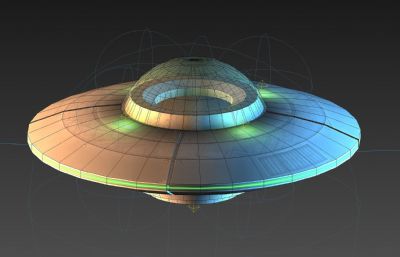 神秘UFO低面模型