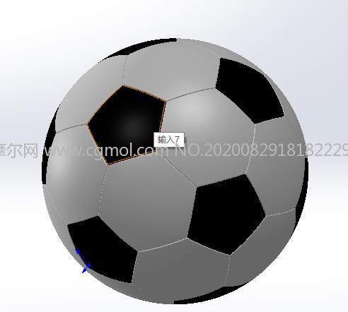 足球模型,PRT,STP,SLDPRT三种格式
