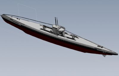 舰船,军舰简易图纸模型