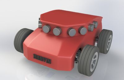马文智能机器小车图纸模型
