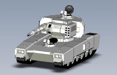 游戏里的一种坦克模型,STP格式