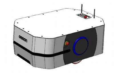 欧姆龙移动检测机器人STEP格式模型