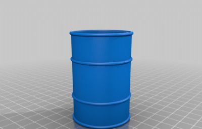 简易的油桶STL格式模型