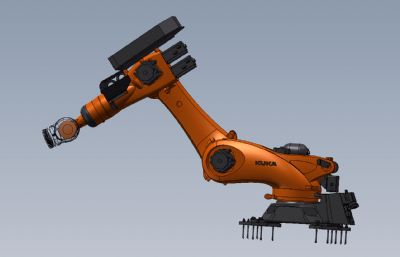 KUKA制造业工业机械臂图纸模型