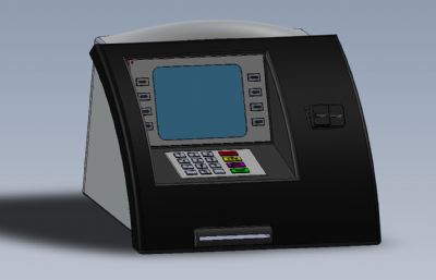 老款的ATM自动取款机模型