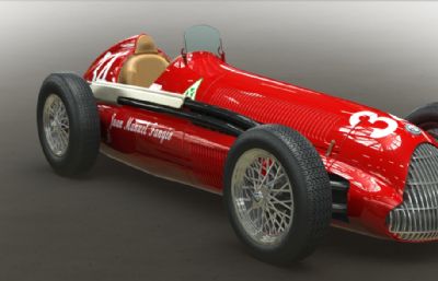 阿尔法·罗密欧158型赛车模型