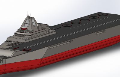 宙斯级航母简单的3D模型