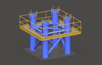 格构柱3D模型