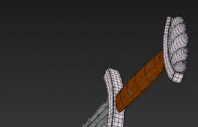 匕首3D模型,OBJ格式