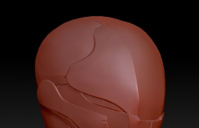科幻电影里的装甲士兵头盔ZTL格式模型