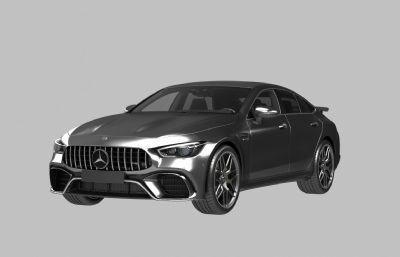 奔驰AMG GT63S汽车3D模型,max+fbx格式