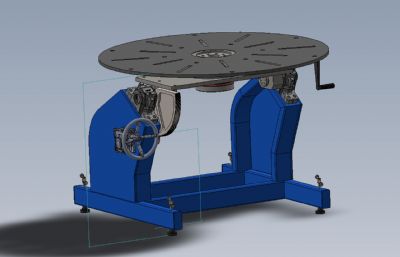 2轴焊接定位器3D模型