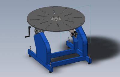 2轴焊接定位器3D模型