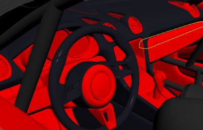 保时捷cayman GT汽车3D模型