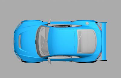 奥迪TT RS汽车3D模型,MAX,FBX格式文件