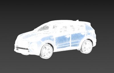 起亚sportage亚狮汽车3D模型,FBX格式