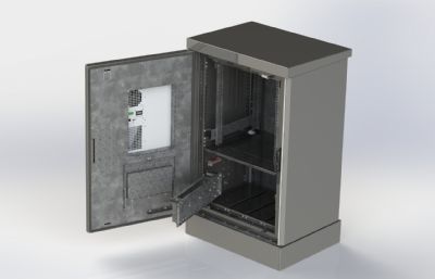 电气柜,电箱3D模型,STEP格式