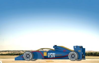 新型F1方程式赛车简易3D模型