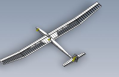 玩具滑翔机3D模型