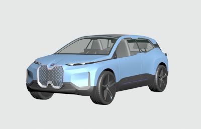 宝马 vision iNEXT概念车3D模型,FBX格式