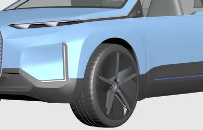 宝马 vision iNEXT概念车3D模型,FBX格式