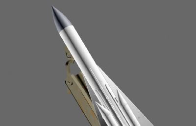 单发火箭炮,导弹系统3D模型