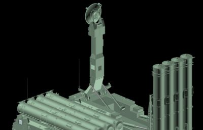 角斗士防空导弹3D模型