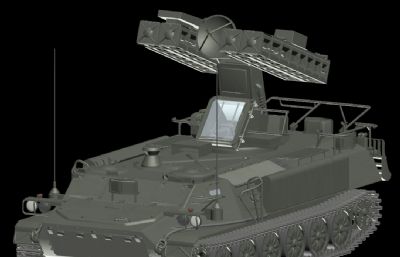 地鼠火箭弹3D模型