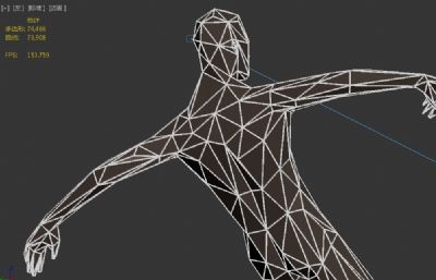 踢球人雕塑方案设计3D模型