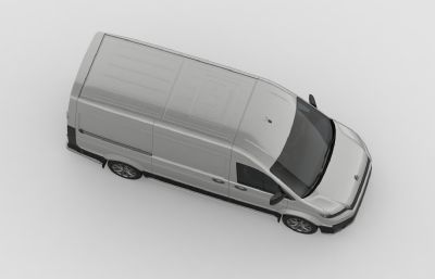 商务运输汽车3D模型,max+fbx格式,vray材质