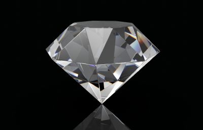简易钻石,水晶3D模型素模