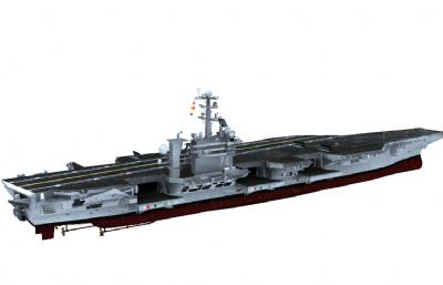 斯坦尼斯号航空母舰3D模型