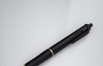 高精度笔,圆珠笔OBJ格式模型