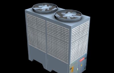 空气源热泵3D模型,FBX格式