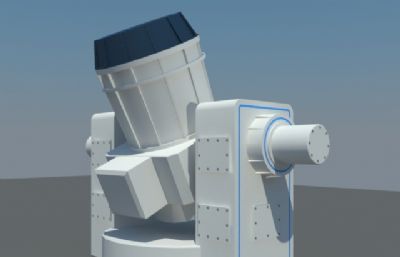 卫星接收器,信号接收器3D模型