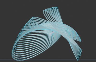 创意海螺造型雕塑设计3D模型
