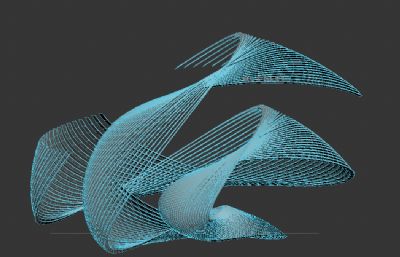 海韵雕塑设计3D模型