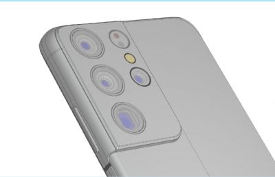 Samsung三星Galaxy S21 Ultra 5G手机STP格式3Dmodel三维模型