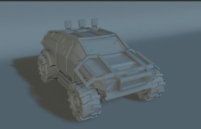 次世代装甲车maya模型
