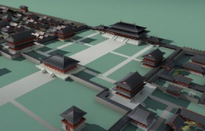 紫禁城皇宫故宫3D模型