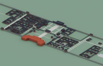 紫禁城皇宫故宫3D模型