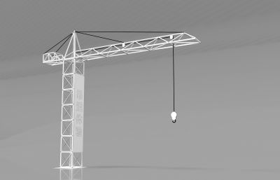 吊运体验展台3D模型