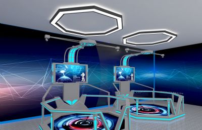 VR安全体验馆3D模型
