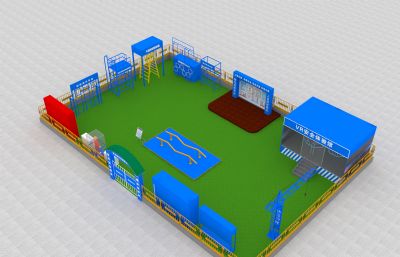 工业安全体验馆3D模型