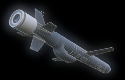 巡航导弹3D模型