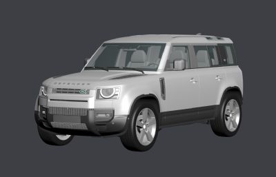 2020款路虎Defender汽车3D模型
