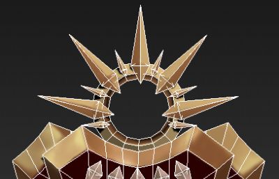 曙光女神蕾欧娜的太阳盾3D模型