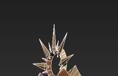 曙光女神蕾欧娜的太阳盾3D模型