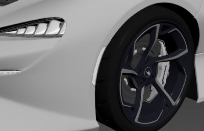 2021款迈凯伦Elva终极跑车3D模型,max+fbx格式